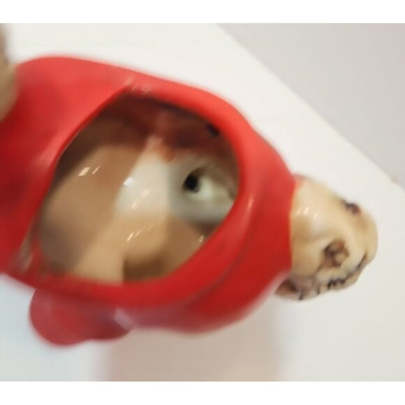 Vintage Shawnee Pottery Red Pony w/Curly Mane/Tail Planter 8" Tall by 9.5" Long - Picture 8 of 14